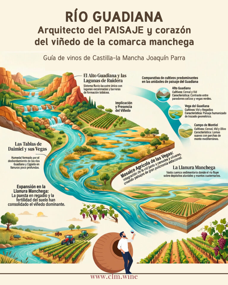El río Guadiana entre Ruidera y Daimiel: arteria hídrica y pivote del paisaje y las aguas subterráneas de la comarca de La Mancha